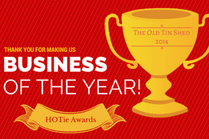 We're so honoured to be Business of the Year!