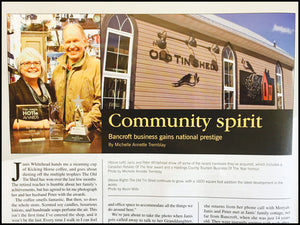 Did you see the article about us in Country Roads Magazine?
