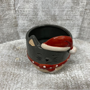 Planter - Santa Cat