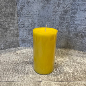Pillar Candle - Yellow Tall