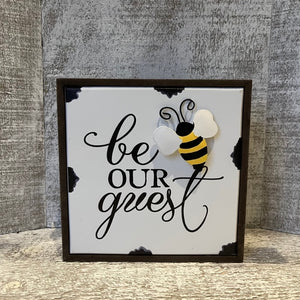 Block Sign - Bee