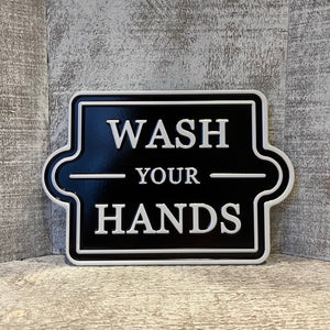 Metal Sign - Wash