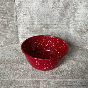 Enamel Bowl - Red