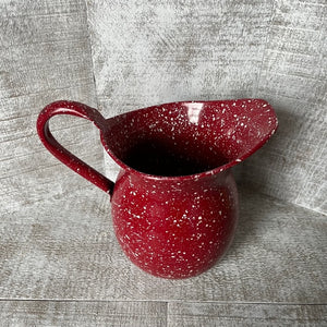 Enamel Jug - Red