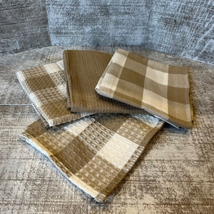 Towels & Dishcloth Set - Natural