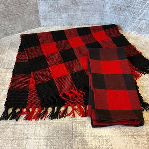 Napkin - Buffalo Check