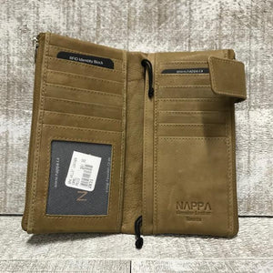 Leather Wallet - Camel