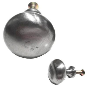 Pull Knob - Nickel | The Old Tin Shed