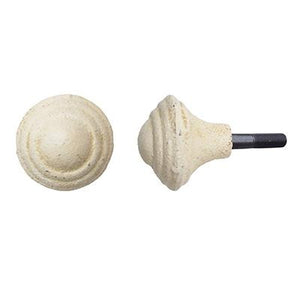 White Pull Knob | The Old Tin Shed