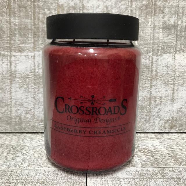 Crossroad Candle 26oz - Raspberry Creamsicle