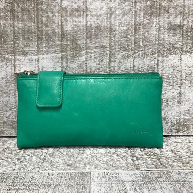 Leather Wallet - Teal