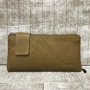 Leather Wallet - Camel